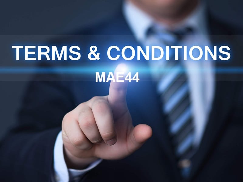 Mae44 terms & conditions