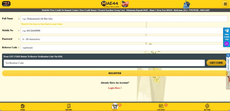 MAE44-Register